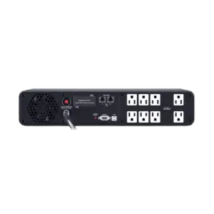 UPS de 1500 VA/1000 W, Topología Línea Interactiva, Entrada 120 Vca NEMA 5-15P, Onda Senoidal Pura, Torre o Rack 2 UR, Con 8 Tomas NEMA 5-15R