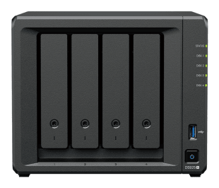DiskStation DS925+ — Synology: 4x (3.5″/2.5″) + 2x NVMe M.2 cache | AMD Ryzen V1500B 4c@2.2GHz – 4GB | 2x 2.5GbE - imagen 2