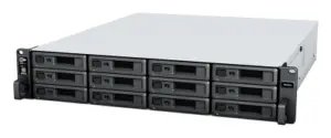 RackStation RS2423+ — Synology: 12x 3.5"/2.5" | AMD Ryzen V1500B 4c@2.2GHz - 4GB | 4x 1GbE + 10GbE