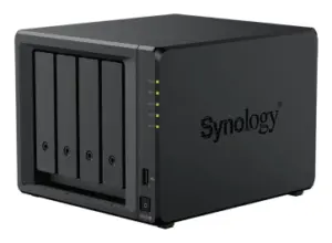 DiskStation DS925+ — Synology: 4x (3.5"/2.5") + 2x NVMe M.2 cache | AMD Ryzen V1500B 4c@2.2GHz - 4GB | 2x 2.5GbE