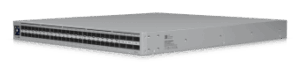 UniFi Switch Enterprise Campus Aggregation, Capa 3, 48 puertos Etherlighting SFP28 de 25G, 6 puertos QSFP28 de 100G, 5 abanicos, ruteo dinámico BGP, doble fuente redundante, alta disponibilidad, enlace multichasis (MC-LAG)