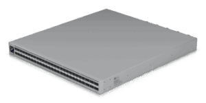 UniFi Switch Enterprise Campus Aggregation, Capa 3, 48 puertos Etherlighting SFP28 de 25G, 6 puertos QSFP28 de 100G, 5 abanicos, ruteo dinámico BGP, doble fuente redundante, alta disponibilidad, enlace multichasis (MC-LAG)