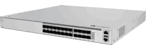 Switch eKit Core para Fibra Óptica Administrable Capa 3 / 16 puertos SFP 10 Gbps + 8 Puertos SFP28 25 Gbps / Capacidad de Conmutación 1,120 Gbit/s / Gestión Gratuita desde la Nube / Sin Licenciamiento / Ruteo Dinamico (RIP, OSPF, IS-
