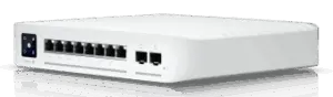 UniFi Switch Empresarial Capa 3 de 8 Puertos PoE 802.3af/at 2.5G + 2 Puertos 1/10G SFP+, 120W, Pantalla Informativa