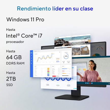 ExpertCenter P440VAESK — AIO ASUS: 23.8″ Pulgadas | Intel Core i7-13620H | 16GB RAM | 512GB NVMe | Windows 11 Pro - imagen 10