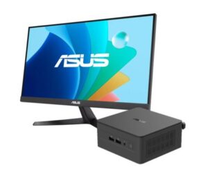 RNUC13ANHI500001 Mini PC — PC ASUS: Intel Core i5 | 8GB RAM | 256GB NVMe | Windows 11 Home + Monitor VY229HF 22