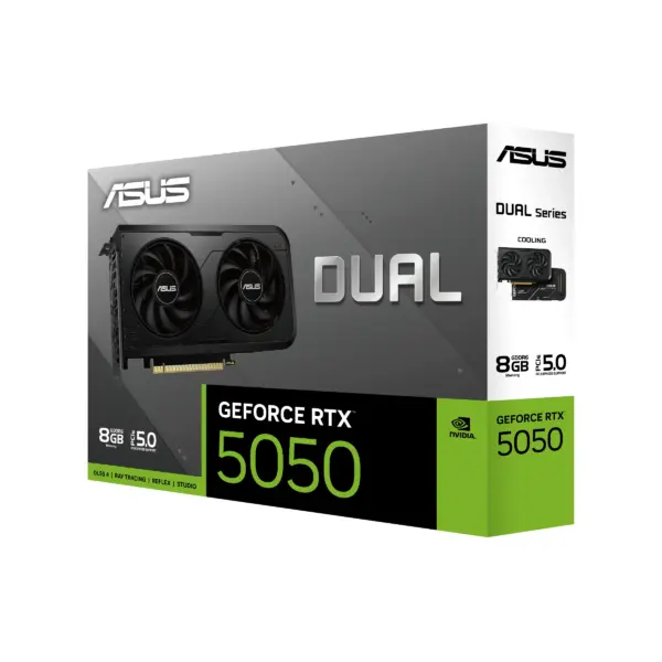 Dual | GeForce RTX 5050 | 8GB GDDR6 — Tarjeta de Video ASUS: PCIe 5.0 x16 | HDMI + 3x DisplayPort - imagen 13