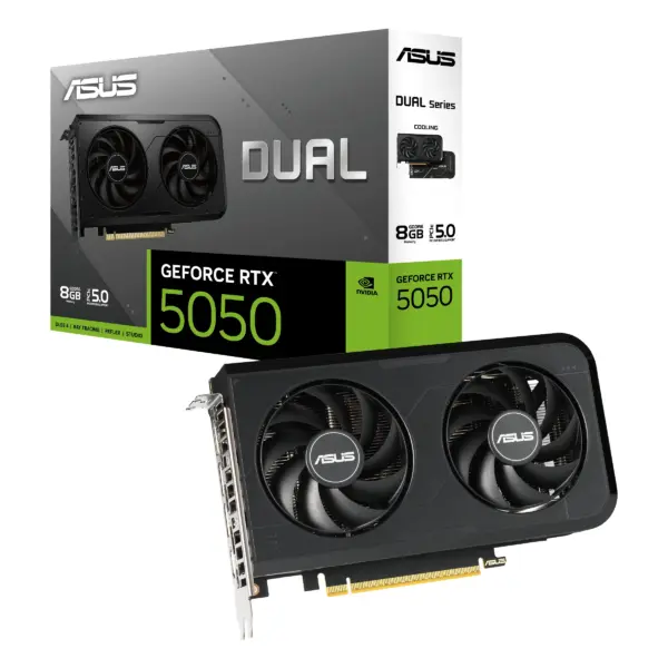 Dual | GeForce RTX 5050 | 8GB GDDR6 — Tarjeta de Video ASUS: PCIe 5.0 x16 | HDMI + 3x DisplayPort - imagen 14