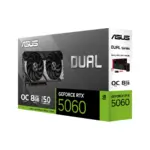 Dual OC | GeForce RTX 5060 | 8GB GDDR7 — Tarjeta de Video ASUS: PCIe 5.0 x16 | HDMI + 3x DisplayPort miniatura 15