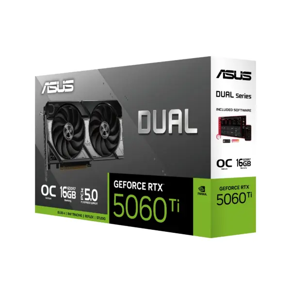 Dual OC | GeForce RTX 5060 Ti | 16GB GDDR7 — Tarjeta de Video ASUS: PCIe 5.0 x16 | HDMI + 3x DisplayPort - imagen 15