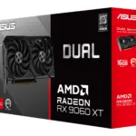 Dual | Radeon RX 9060 XT | 16GB GDDR6 — Tarjeta de Video ASUS: PCIe 5.0 x16 | HDMI + 2x DisplayPort miniatura 12