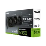 Prime | GeForce RTX 5060 | 8GB GDDR7 — Tarjeta de Video ASUS: PCIe 5.0 x16 | HDMI + 3x DisplayPort miniatura 9