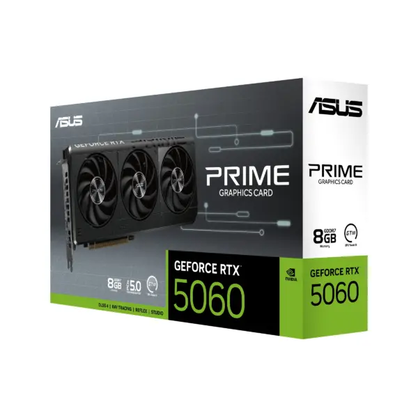 Prime | GeForce RTX 5060 | 8GB GDDR7 — Tarjeta de Video ASUS: PCIe 5.0 x16 | HDMI + 3x DisplayPort - imagen 9
