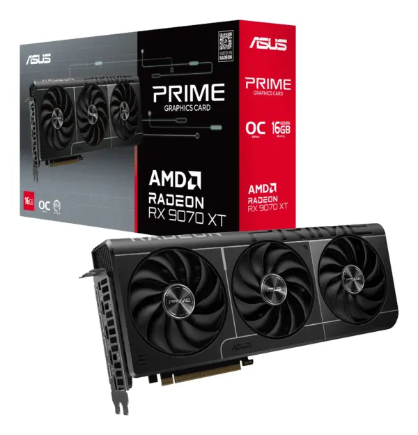 Prime OC | Radeon RX 9070 XT | 16GB GDDR6 — Tarjeta de Video ASUS: PCIe 5.0 x16 | HDMI + 3x DisplayPort - imagen 13