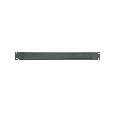 Tapa Ciega para Rack de 19in, Tipo Cepillo de Nylon, para Paso de Cables y Mejor Manejo Térmico, Color Negro, 1 UR - imagen 1