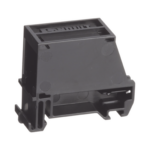 Adaptador de 1 Puerto, Para Conectores Tipo Mini-Com, Montaje en Riel Din Estándar de 35 mm (1.38 pulgadas), Color Negro miniatura 3