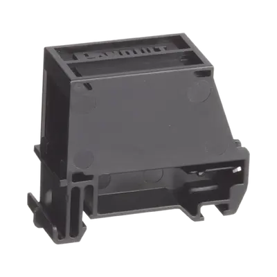 Adaptador de 1 Puerto, Para Conectores Tipo Mini-Com, Montaje en Riel Din Estándar de 35 mm (1.38 pulgadas), Color Negro - imagen 3