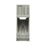 Adaptador de 1 Puerto, Para Conectores Tipo Mini-Com, Montaje en Riel Din Estándar de 35 mm (1.38 pulgadas), Color Gris Internacional miniatura 2