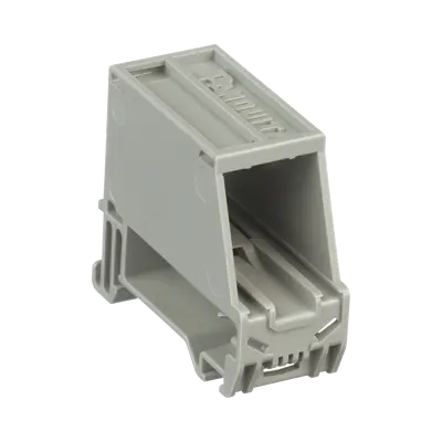 Adaptador de 1 Puerto, Para Conectores Tipo Mini-Com, Montaje en Riel Din Estándar de 35 mm (1.38 pulgadas), Color Gris Internacional - imagen 3