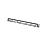 Panel de Parcheo Modular Mini-Com (Sin Conectores), Plano, Totalmente Blindado, de 24 Puertos, 1UR miniatura 3