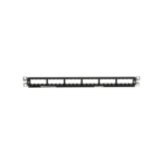 Panel de Parcheo Modular Mini-Com (Sin Conectores), Plano, Totalmente Blindado, de 24 Puertos, 1UR miniatura 4