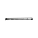 Panel de Parcheo Modular Mini-Com (Sin Conectores), Plano, Totalmente Blindado, de 24 Puertos, 1UR miniatura 1