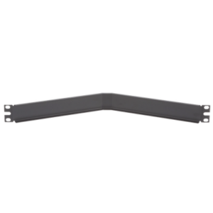 Tapa Ciega Para Rack Estándar de 19in, Angulado, de Acero, 1UR, Color Negro