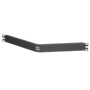 Tapa Ciega Para Rack Estándar de 19in, Angulado, de Acero, 1UR, Color Negro