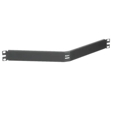 Tapa Ciega Para Rack Estándar de 19in, Angulado, de Acero, 1UR, Color Negro - imagen 1