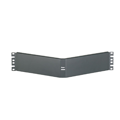 Tapa Ciega Para Rack Estándar de 19in, Angulado, de Acero, 2UR, Color Negro - imagen 1