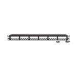 Panel de Parcheo Modular Mini-Com (Sin Conectores), Plano de Instalación al Ras, Sin Blindaje, de 24 Puertos, 1UR miniatura 4