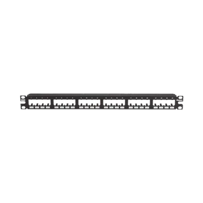 Panel de Parcheo Modular Mini-Com (Sin Conectores), Plano de Instalación al Ras, Sin Blindaje, de 24 Puertos, 1UR - imagen 1