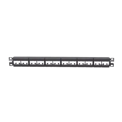 Panel de Parcheo Modular Mini-Com (Sin Conectores), Plano, Sin Blindaje, de 24 Puertos, 1UR - imagen 2