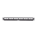 Panel de Parcheo Modular Mini-Com (Sin Conectores), Plano, Sin Blindaje, de 24 Puertos, 1UR miniatura 3