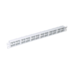 Panel de Parcheo Modular Mini-Com (Sin Conectores), Plano, Sin Blindaje, Alta Densidad, de 48 Puertos, Color Blanco, 1 UR miniatura 2