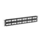 Panel de Parcheo Modular Mini-Com (Sin Conectores), Plano, Sin Blindaje, de 48 Puertos, 2 UR miniatura 2