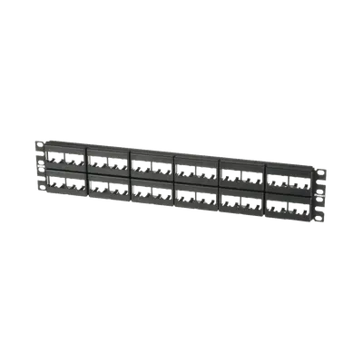 Panel de Parcheo Modular Mini-Com (Sin Conectores), Plano, Sin Blindaje, de 48 Puertos, 2 UR - imagen 3