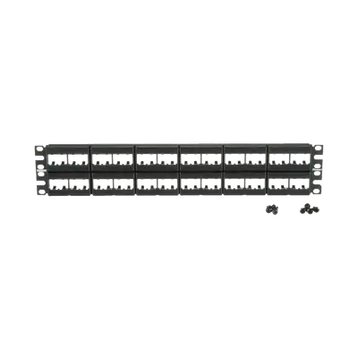 Panel de Parcheo Modular Mini-Com (Sin Conectores), Plano, Sin Blindaje, de 48 Puertos, 2 UR - imagen 4