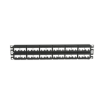 Panel de Parcheo Modular Mini-Com (Sin Conectores), Plano, Sin Blindaje, de 48 Puertos, 2 UR miniatura 1