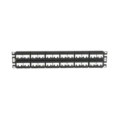 Panel de Parcheo Modular Mini-Com (Sin Conectores), Plano, Sin Blindaje, de 48 Puertos, 2 UR - imagen 1