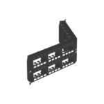 Panel de Parcheo Modular Mini-Com (Sin Conectores), Angulado Instalación la Ras, Sin Blindaje, de 48 Puertos, 2UR miniatura 4