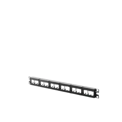 Panel de Parcheo Modular Mini-Com (Sin Conectores), Plano, Sin Blindaje, Con Etiqueta y Cubierta, de 24 Puertos, 1UR - imagen 2