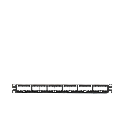 Panel de Parcheo Modular Mini-Com (Sin Conectores), Plano, Sin Blindaje, Con Etiqueta y Cubierta, de 24 Puertos, 1UR - imagen 5