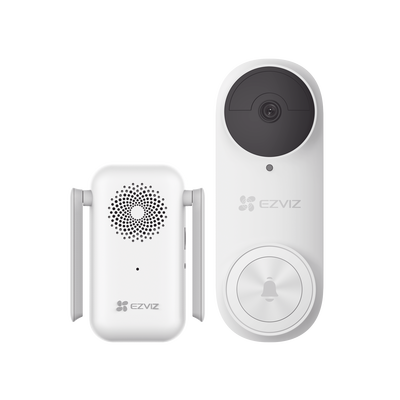 Timbre con Cámara Wi-Fi (Doorbell) de Batería Recargable / Libre de Cables / Uso Exterior Con Protección (IP65) / Cámara 3 Megapíxel / Llamada a la App / Incluye Timbre Para Interior Con Timbres Seleccionables / Ranura - imagen 1
