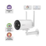 Cámara Bala / 4G / Resolución 3 Megapixel (2K) / Visión Nocturna en Color / AI Detección de Humanos y Vehículos / Defensa Activa con Sirena y Luz Estroboscópica / IP67 miniatura 2