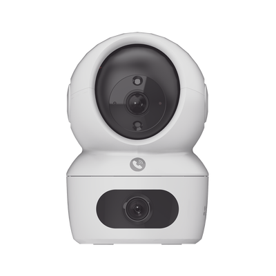Cámara PT / Doble Lente (4 MP + 4MP) / 4 Megapíxel / Wi-Fi / IA Detección Humana / Visión Nocturna a Color / Audio Bidireccional / Doble Banda 2.4 / 5GHz / WiFi 6 / Uso en Interior / Vision Nocturna Inteligente (Color 27/4) - imagen 2