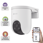 Cámara PT / 3 Megapixel / Lente 4 mm / Visión Nocturna a Color / 4G Multicarrier / Giro 360° / Audio de Dos Vías / Preset / Seguimiento inteligente / Detección Humana miniatura 1