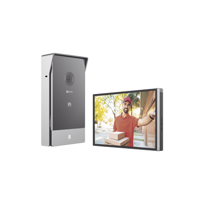 Videoportero IP Conexión a 2 Hilos / Con Monitor Wi-Fi para Interior / Frente de Calle IP65 Uso En Exterior Debe Tener Protección / Cámara 3 Megapíxel / Llamada a la App / Apertura remota / Apertura de 1 Puerta y un 1 Porton - imagen 1