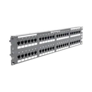 Panel de Parcheo de Impacto (110), Plano, Categoría 6, de 48 Puertos, 2UR