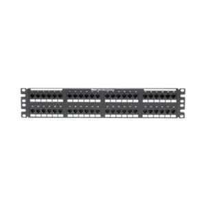 Panel de Parcheo de Impacto (110), Plano, Categoría 6A, de 48 Puertos, 2UR